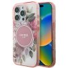 Guess GUHMP16XHFWBDCEP iPhone 16 Pro Max 6.9 różowy/pink hardcase IML Flower & Tonal Circle MagSafe
